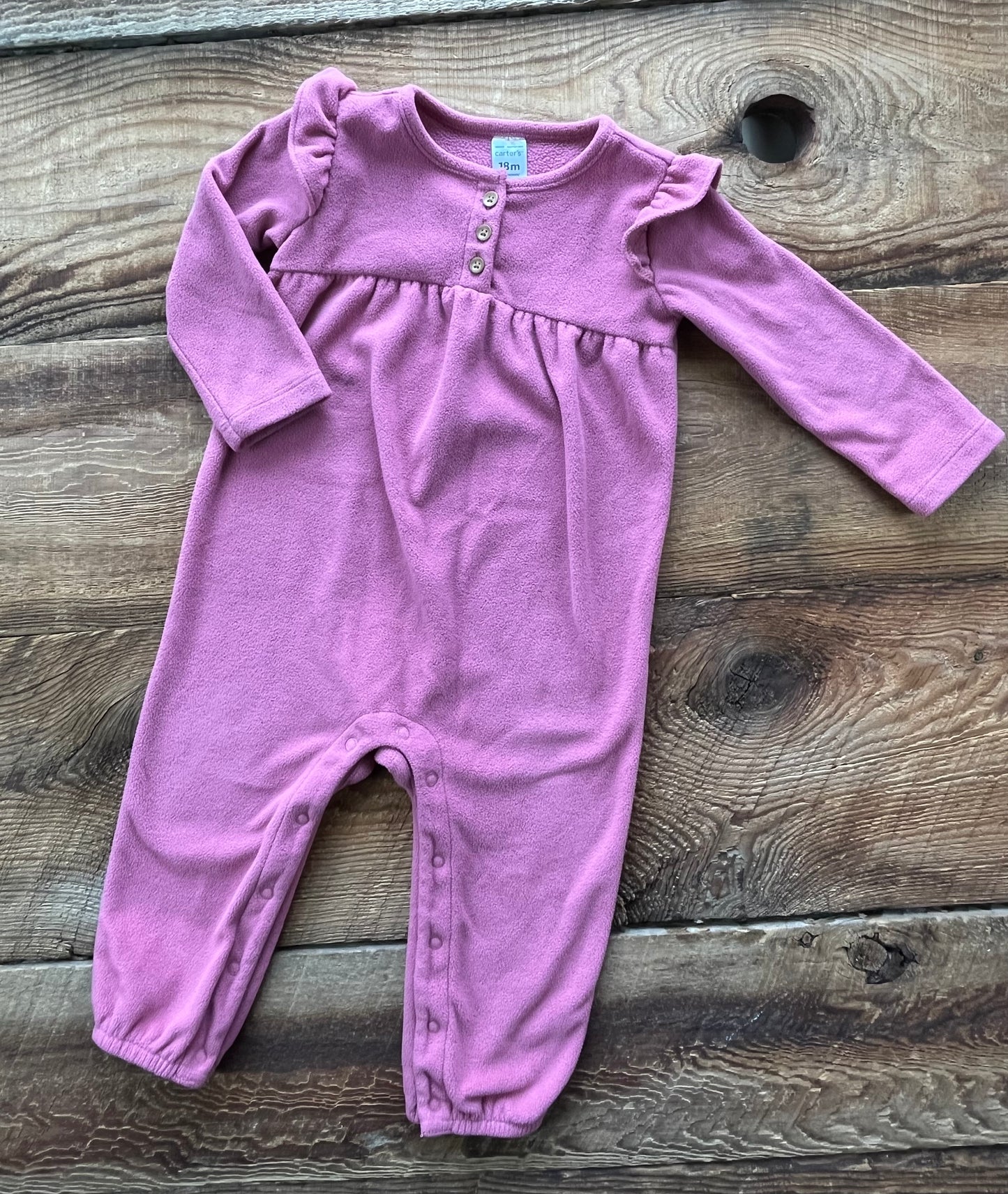 Carter’s 18M Fleece Ruffle Jumper