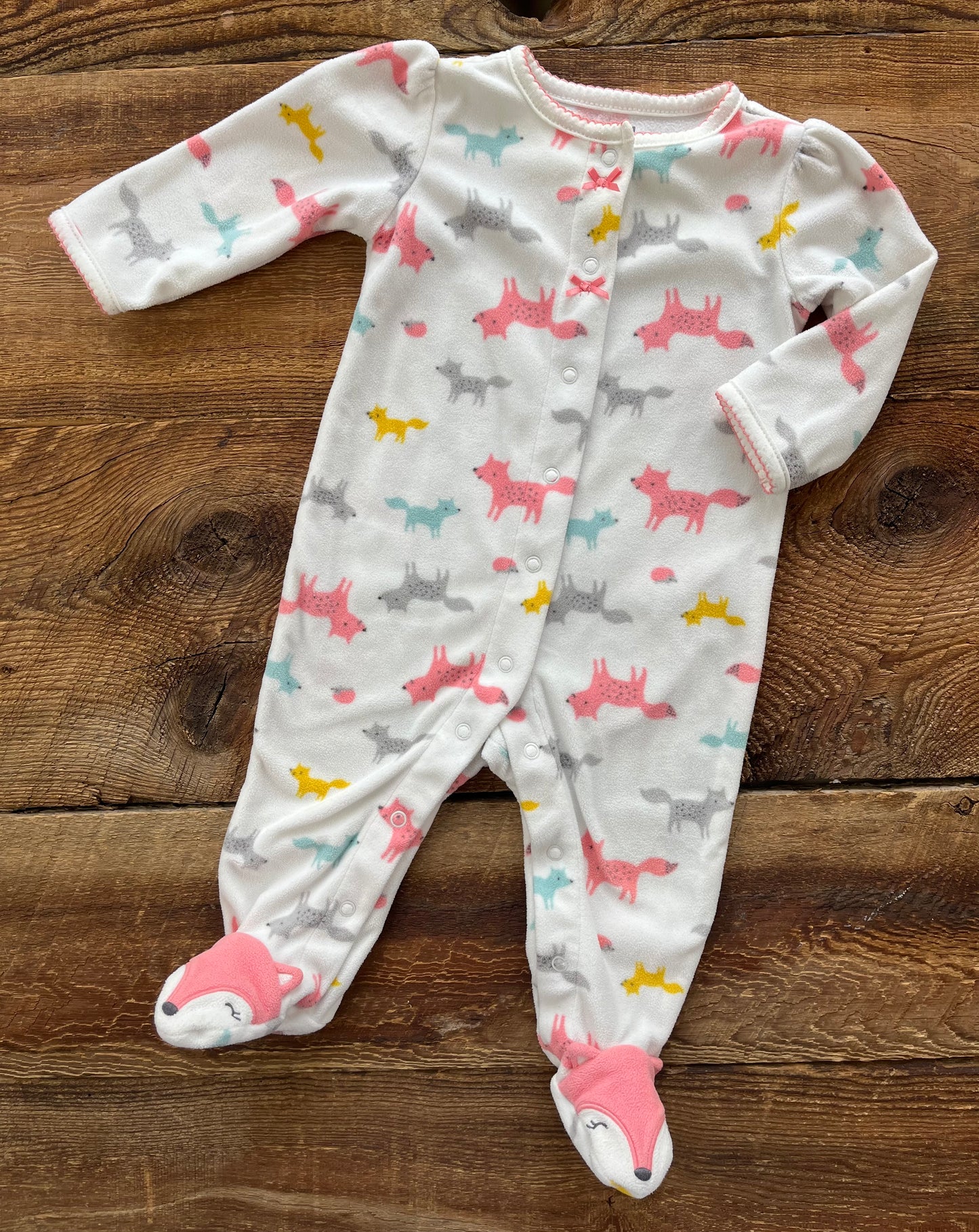 Child of Mine 3-6M Fleece Fox Sleeper