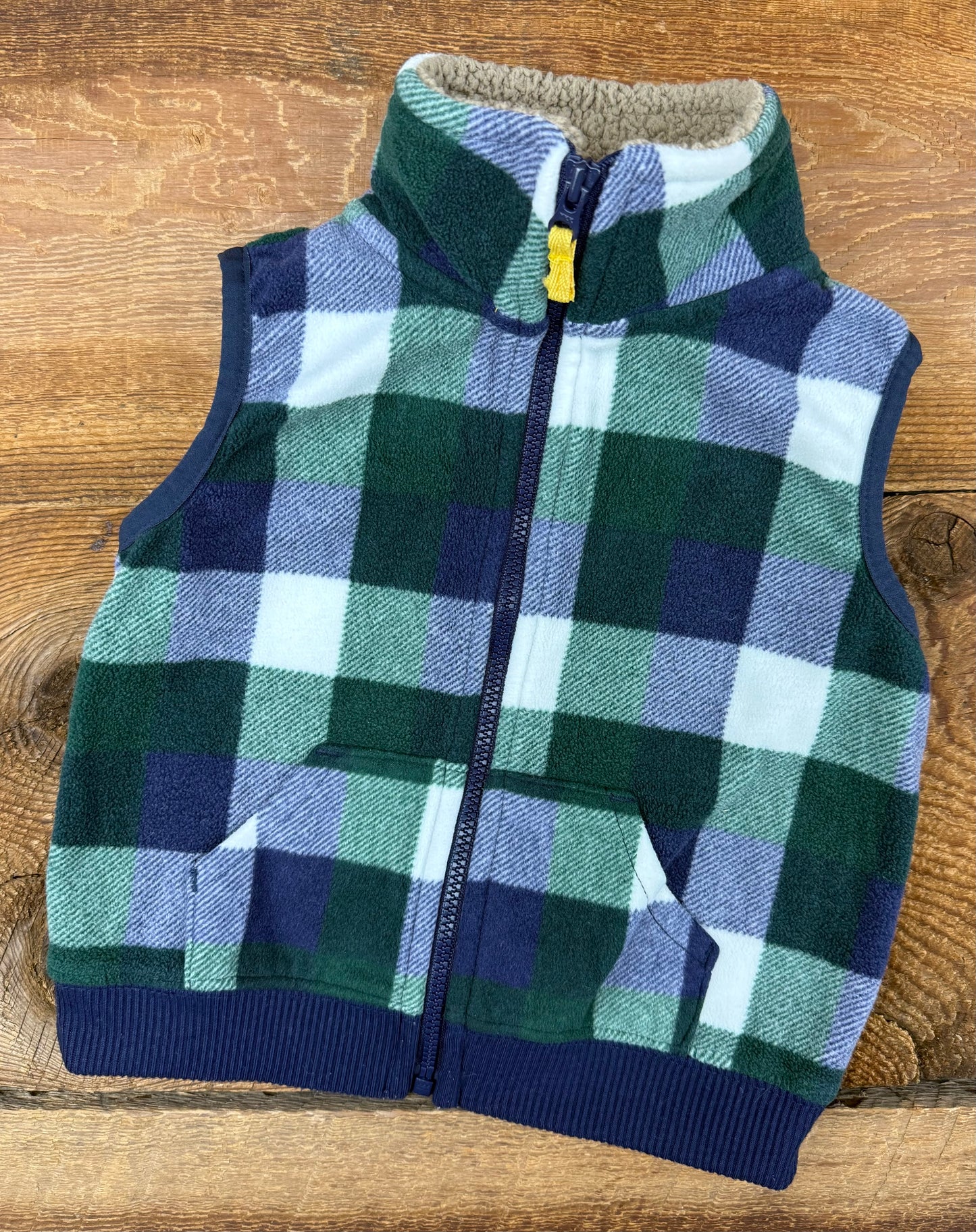 Carter’s 18M Fleece Checkered Vest
