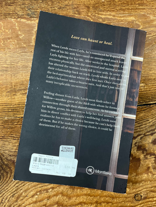 Layla by Colleen Hoover Book