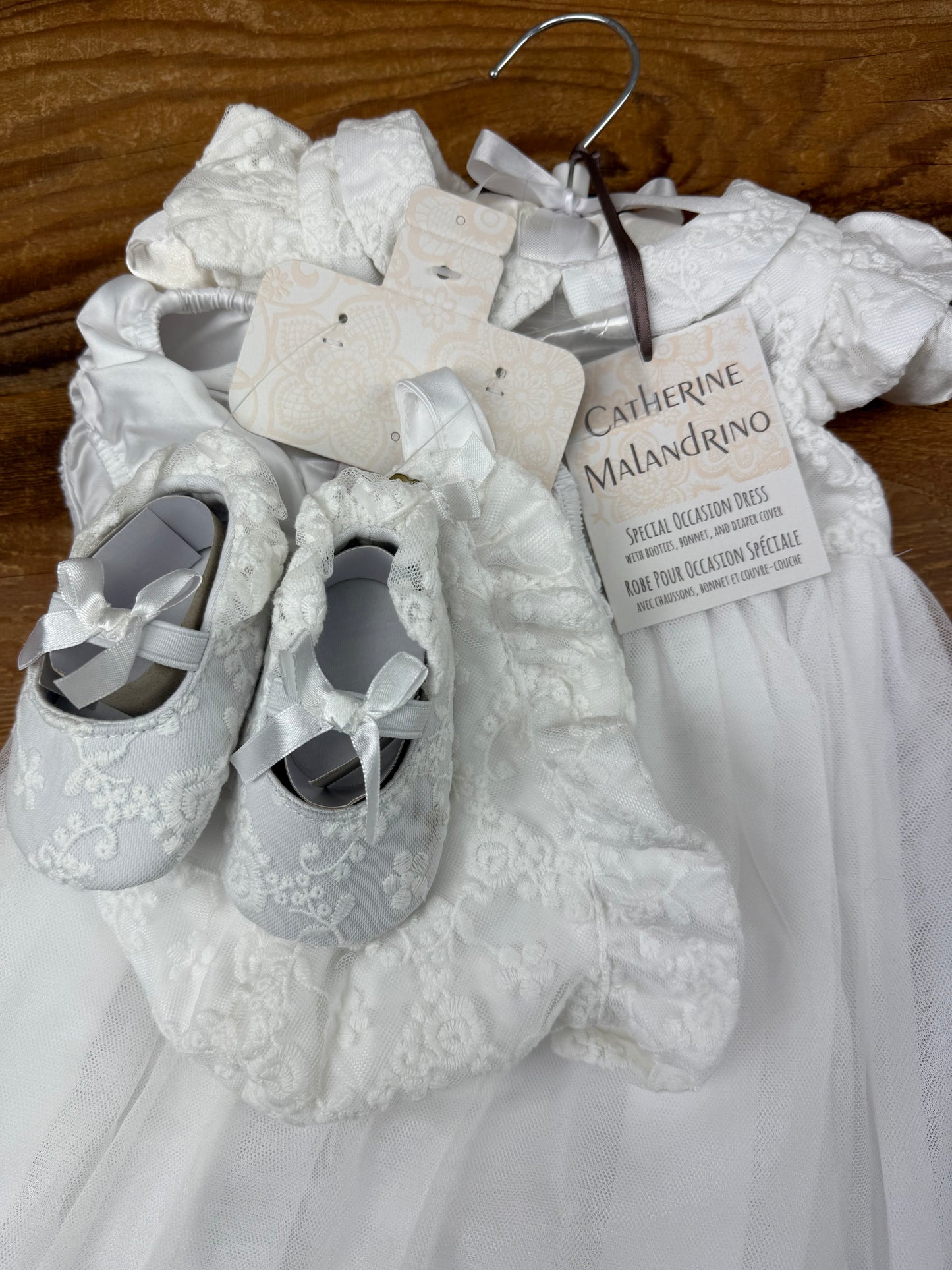 Catherine Malandrino 0-3M Special Occassion Dress Set