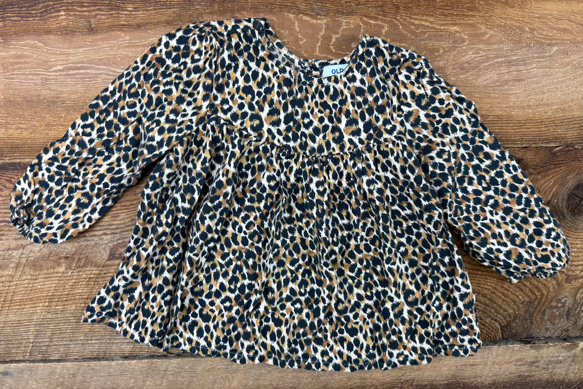Old Navy 3T Leopard Shirt
