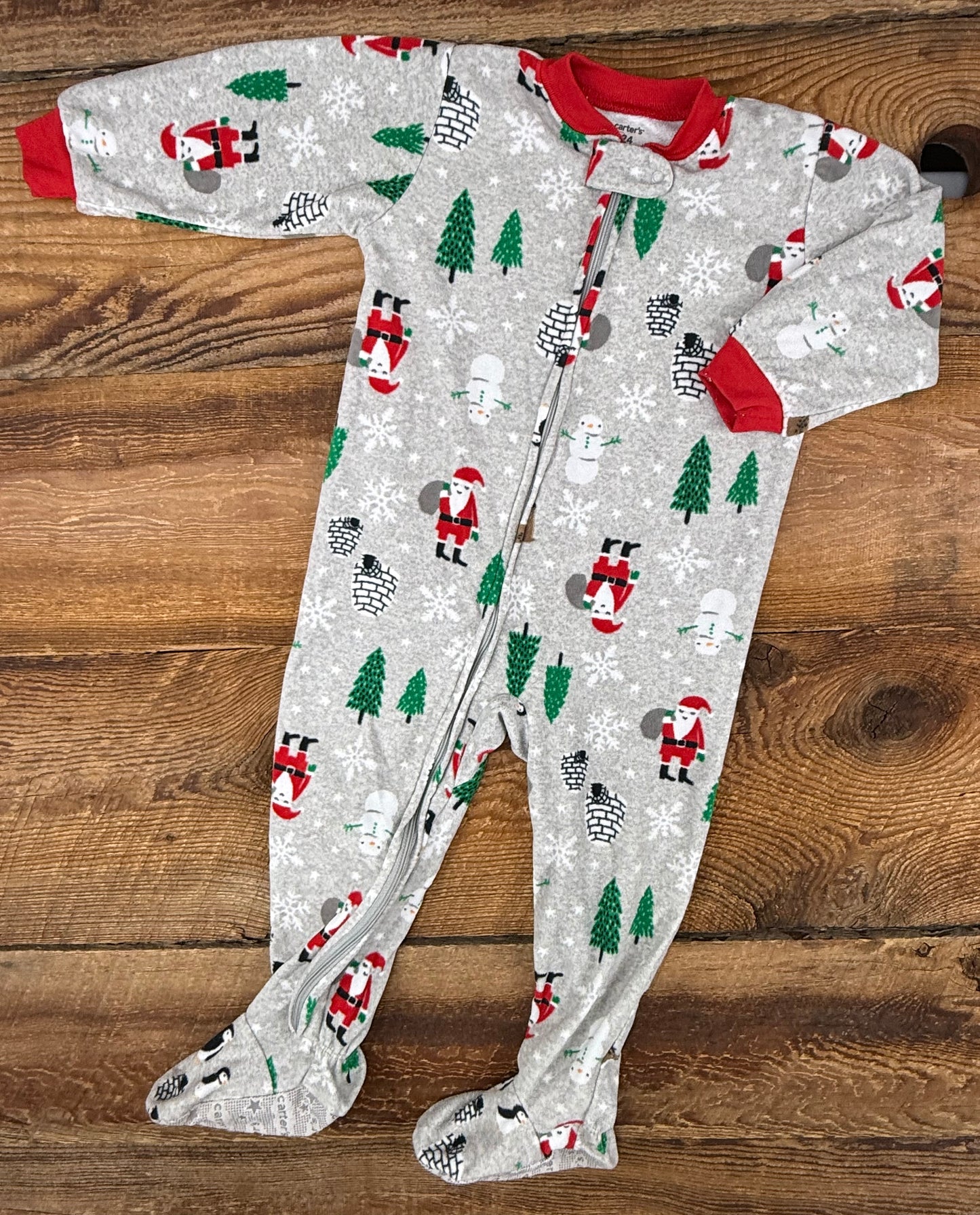 Carter’s 24M Fleece Santa Sleeper