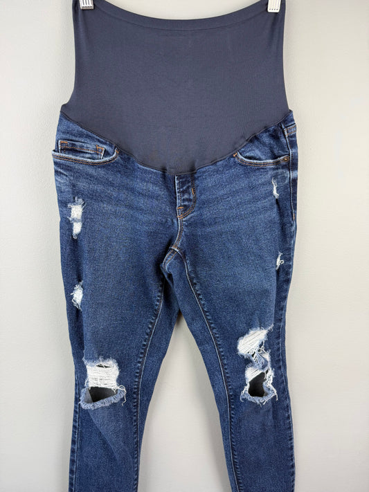 Old Navy Maternity 2 Rockstar Super Skinny Jean
