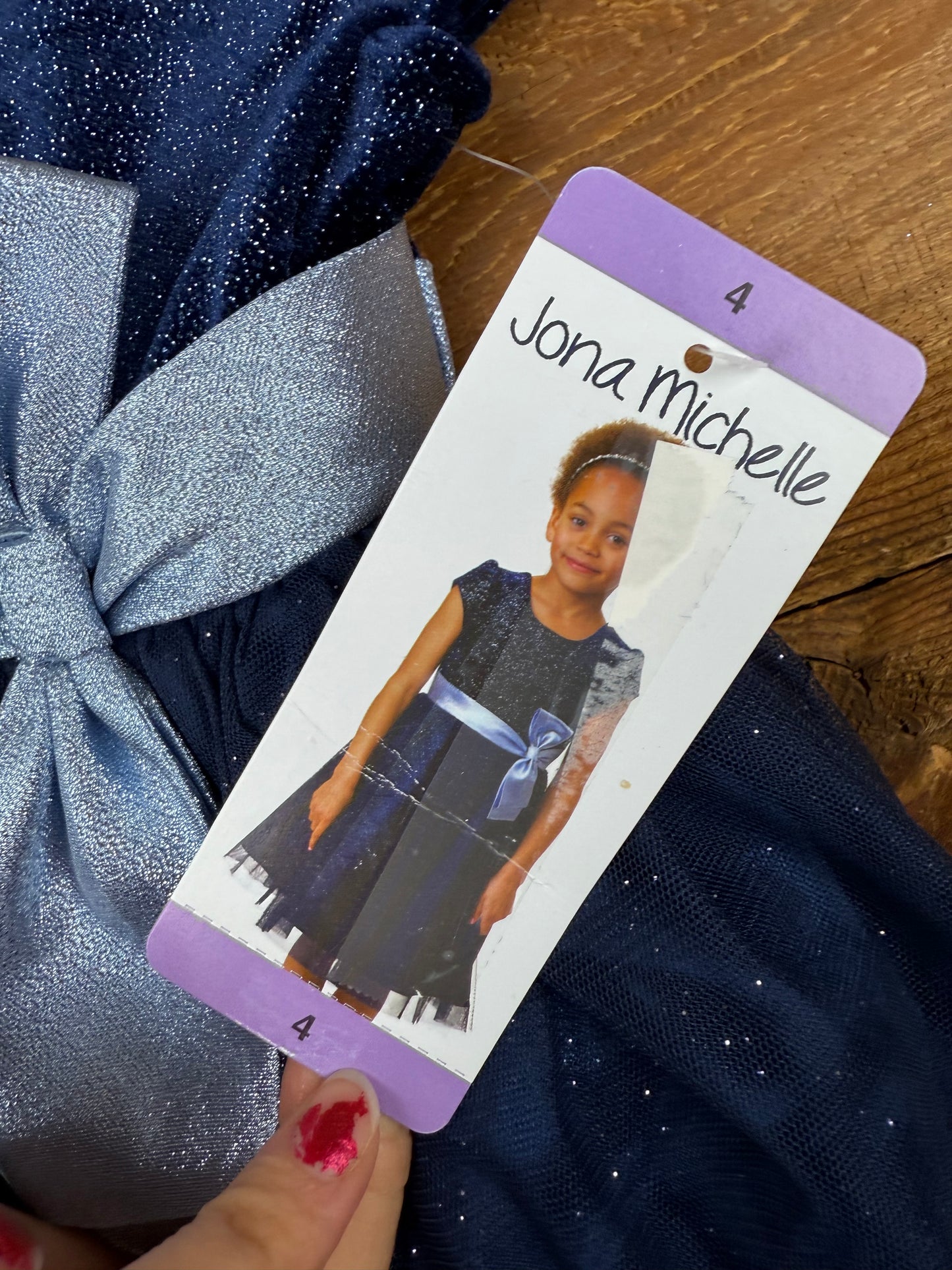 Jona Michelle 4T Sparkle Holiday Dress