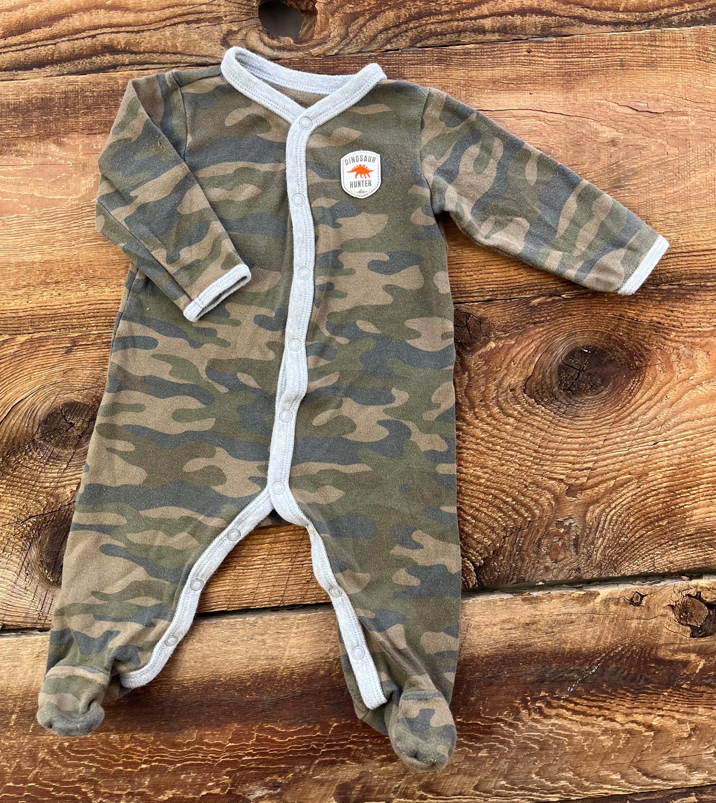 Carter’s 6M Camo Dino Hunter Sleeper