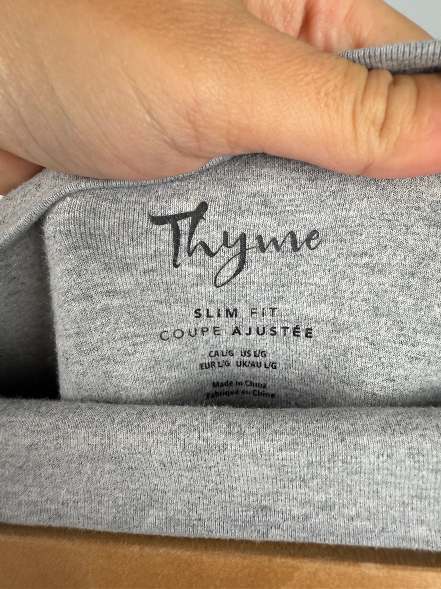 Thyme Maternity Large Distressed Slim Jean