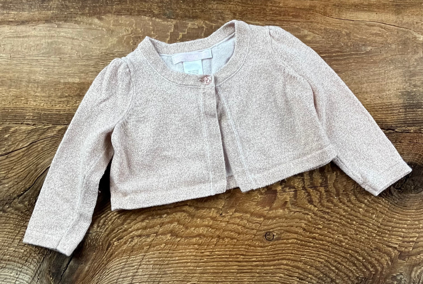Janie & Jack 3-6M Sparkle Cardigan