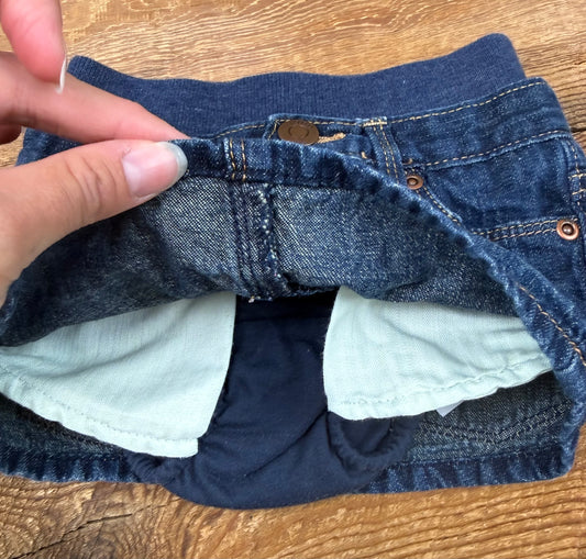 Gap 3-6M Jean Skort