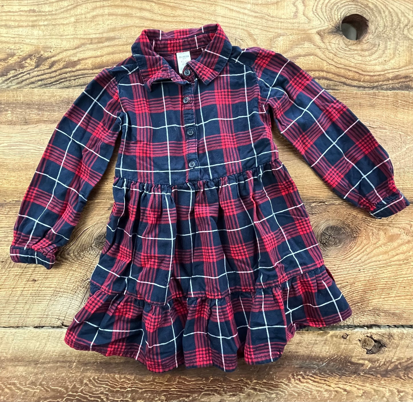 Oshkosh 4T Plaid Dress