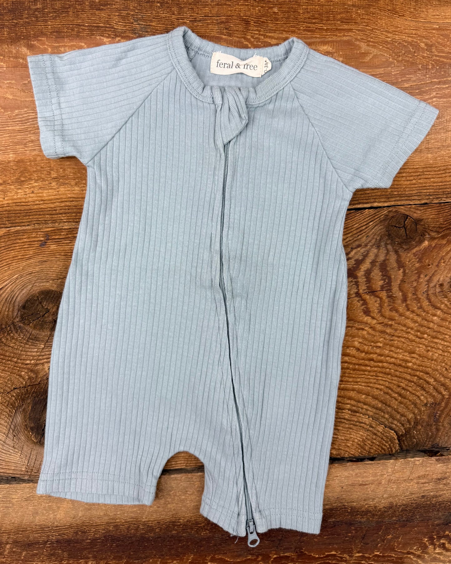 Feral & Free 0-3M Ribbed Romper