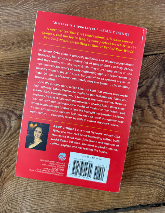 Yours Truly by Abby Jimenez Novel