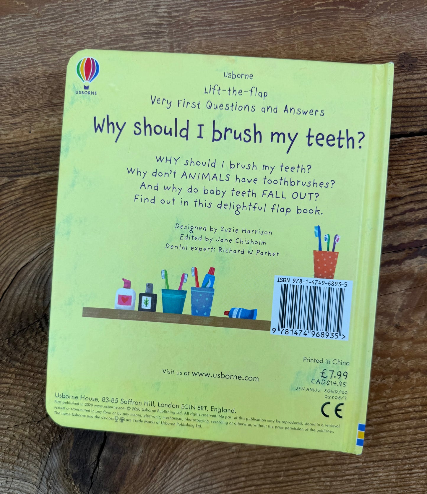 Usborne Lift-the-flap Why should I brush my Teeth? Book
