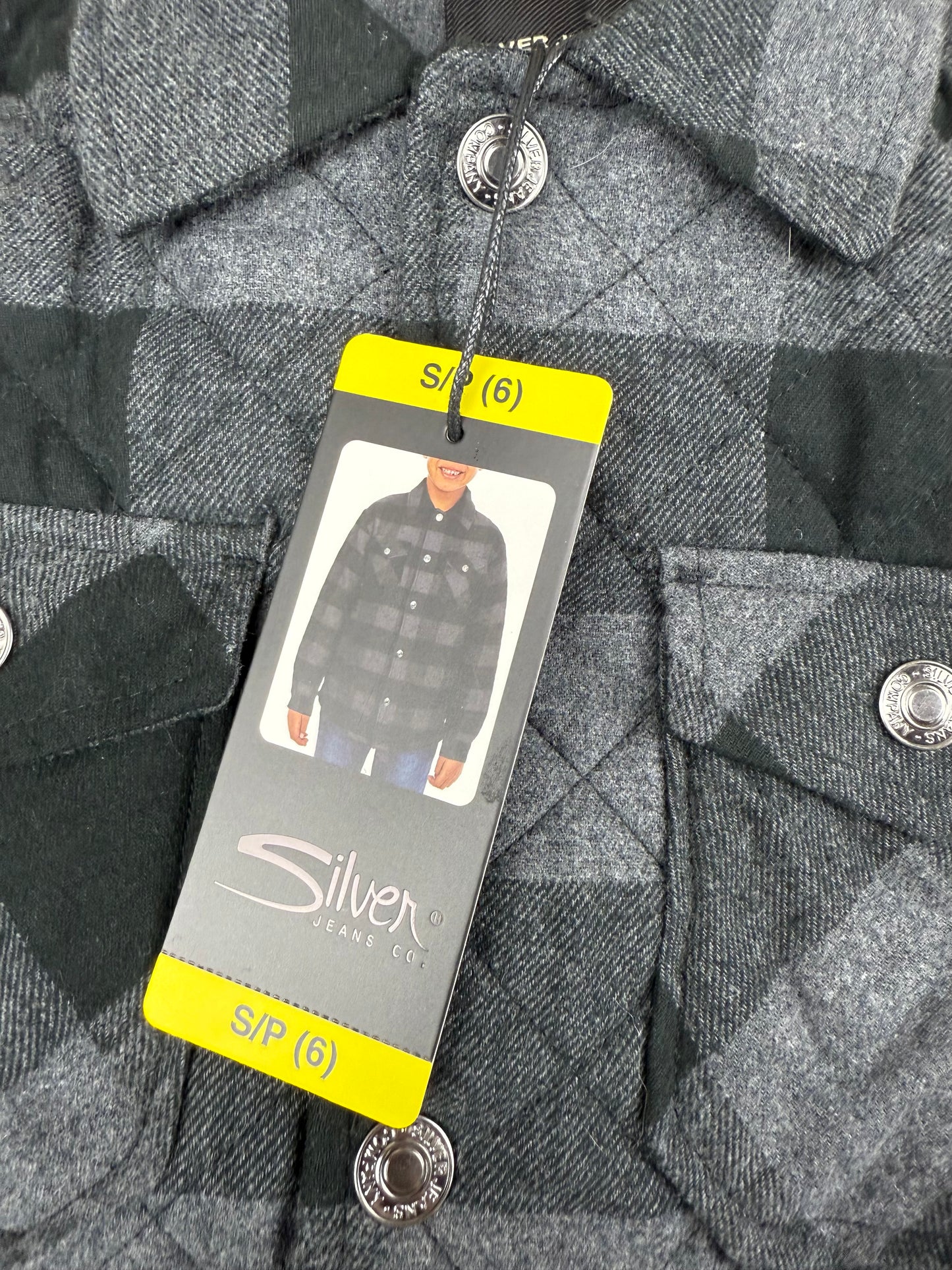 Silver Jeans Small (6) Flannel Jacket