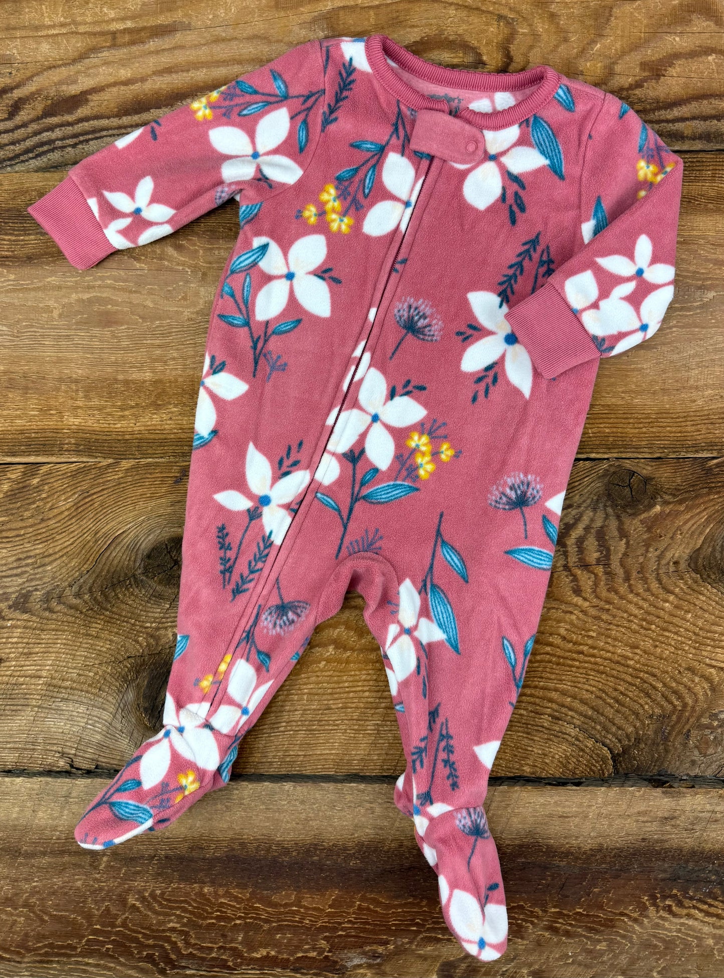 Carter’s 3M Fleece Floral Sleeper