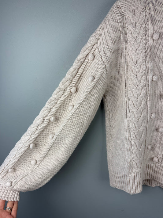 Cloth by RD Women’s Small Knit Pom Sweater