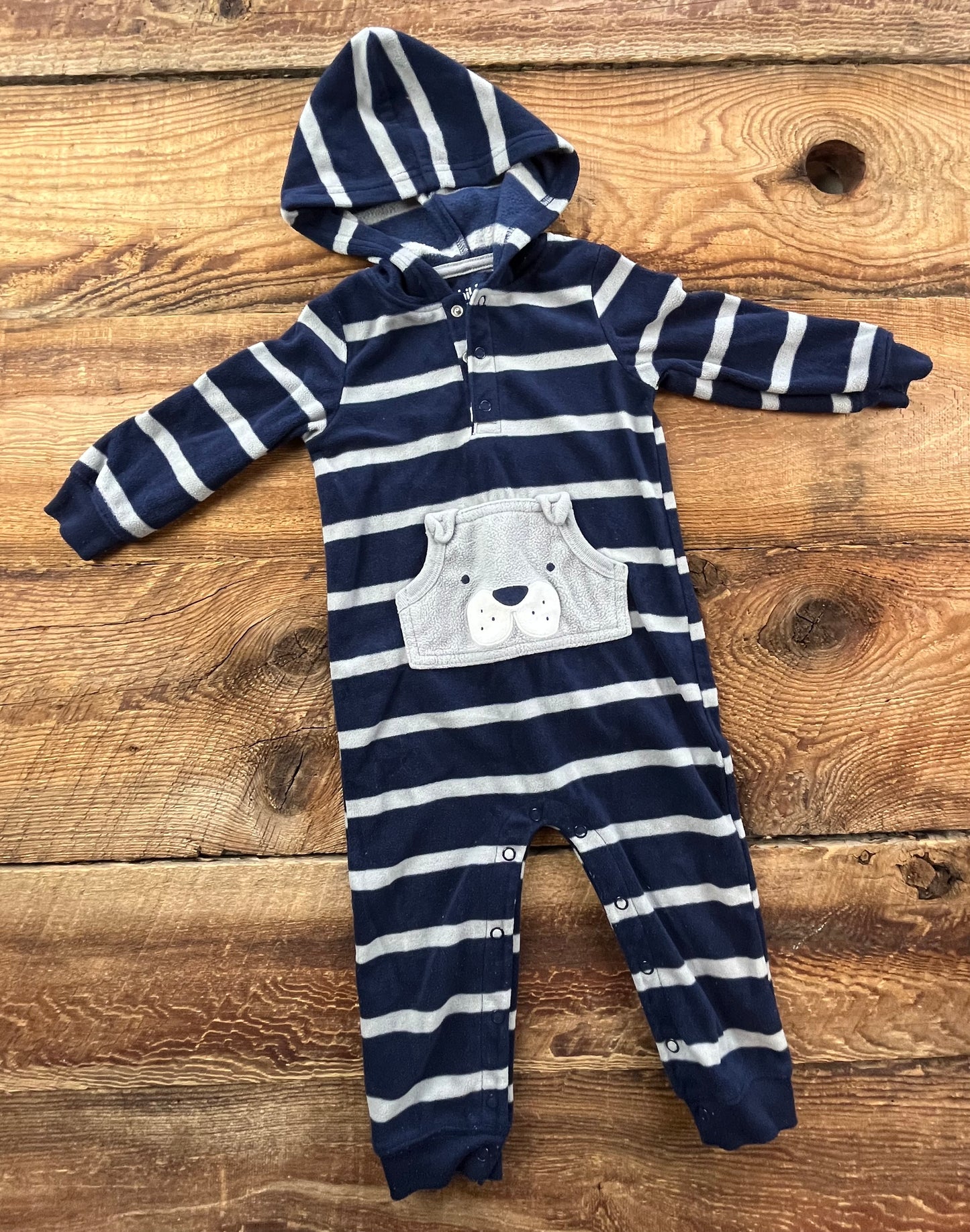 Child of Mine 18M Fleece Hooded Dog Jumper