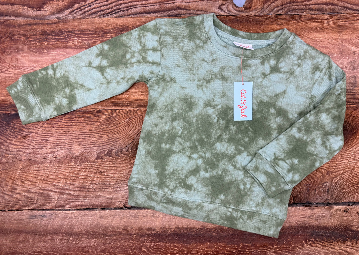 Cat & Jack 4T Tie Dye Crewneck