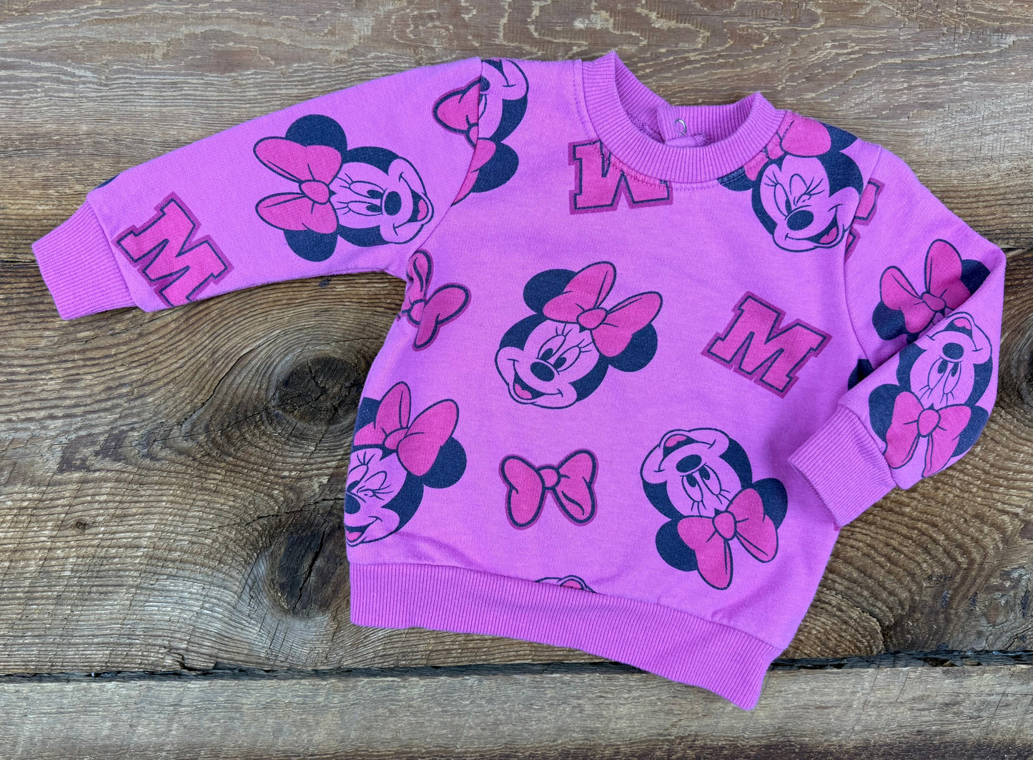 Disney 3-6M Minnie Crewneck