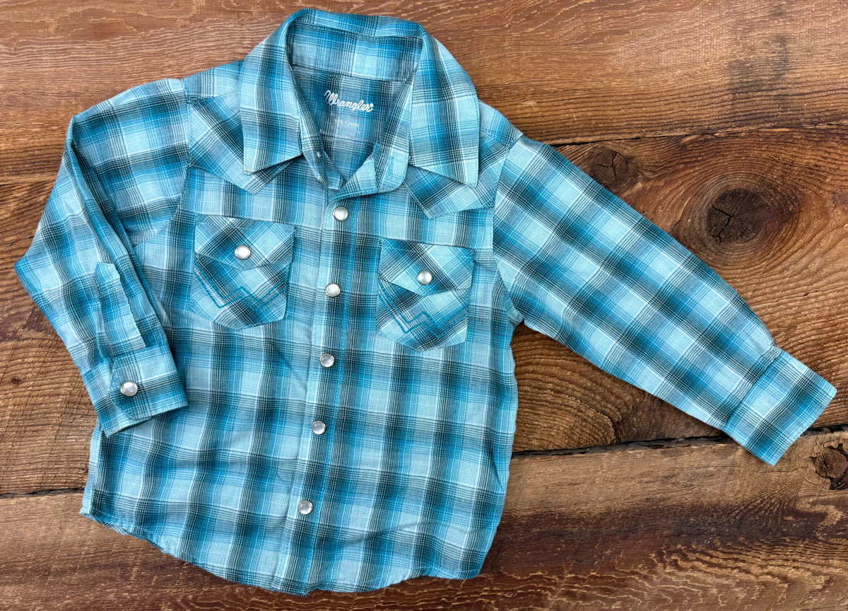 Wrangler 12M Plaid Shirt