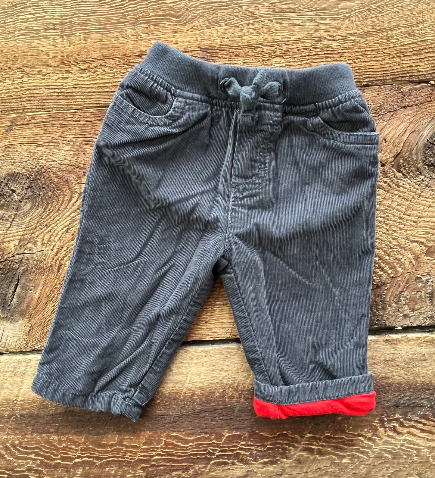 Oshkosh 0-3M Lined Cord Pant