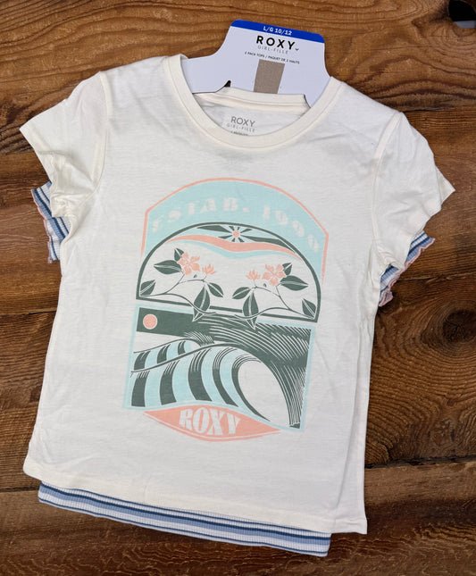 Roxy Large (10/12) Tee Set