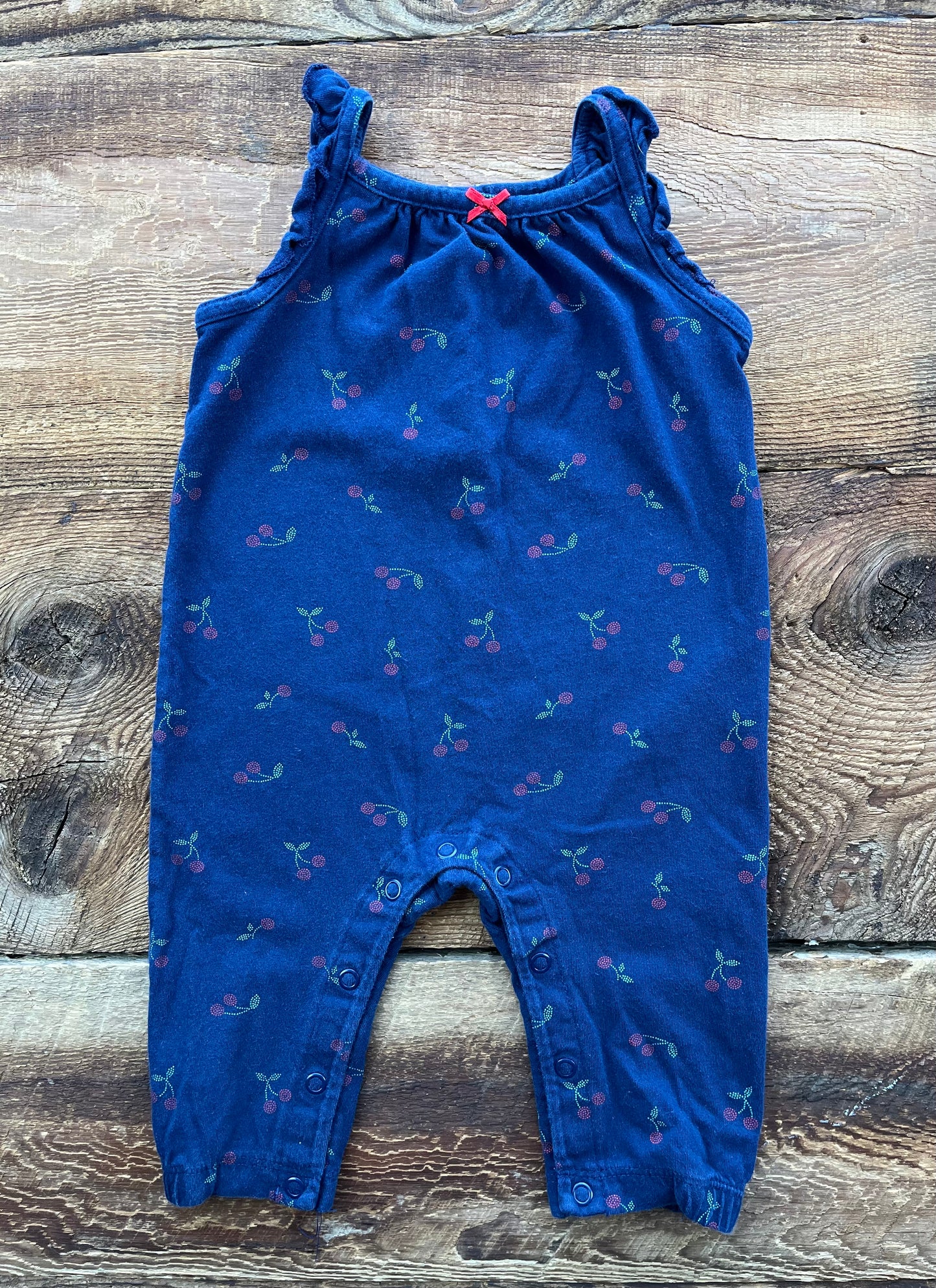 Child of Mine 3-6M Cherry Jumper