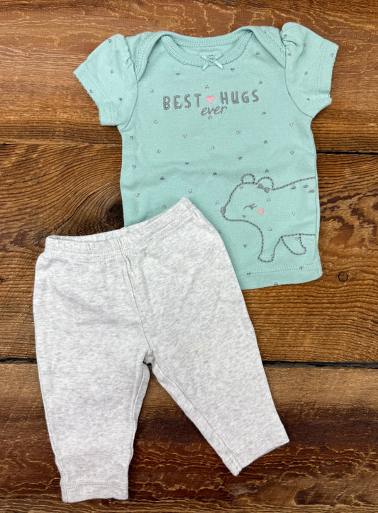 Child of Mine 0-3M Bear Outfit