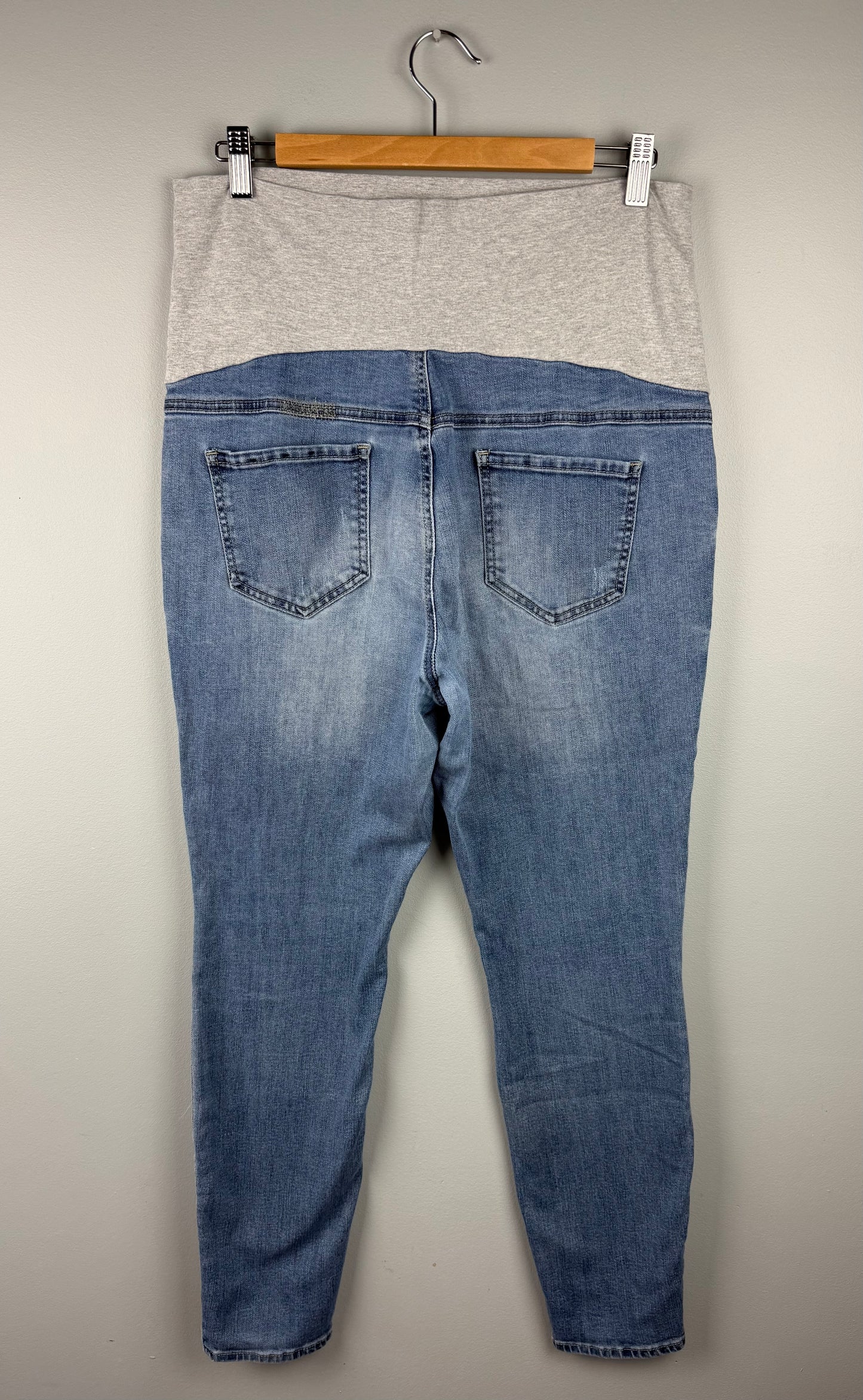 Thyme Maternity Large Distressed Slim Jean