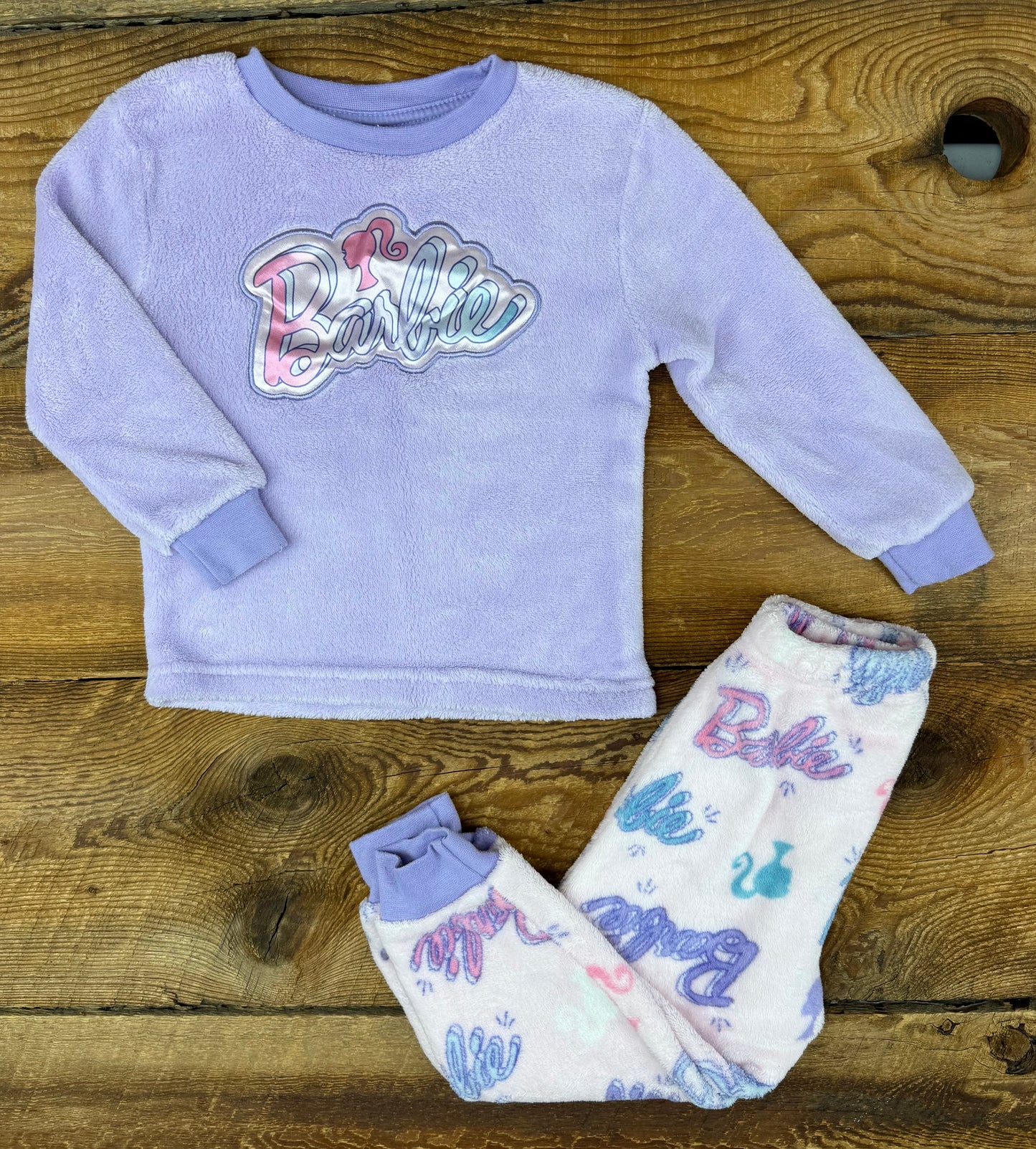 3T Fleece Barbie Pajamas