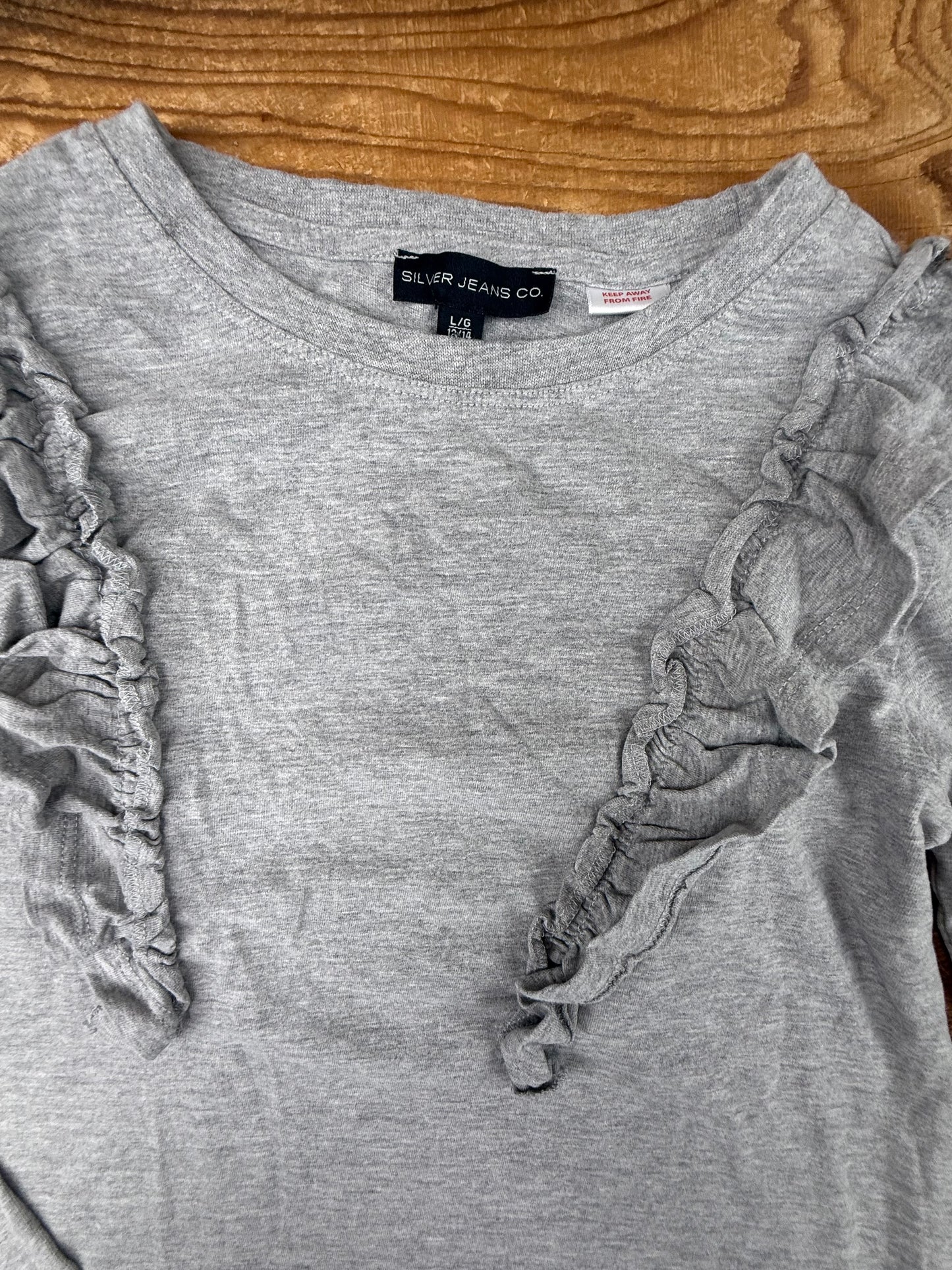 Silver Jeans Co Large (10/12Y) Long Sleeve Dress