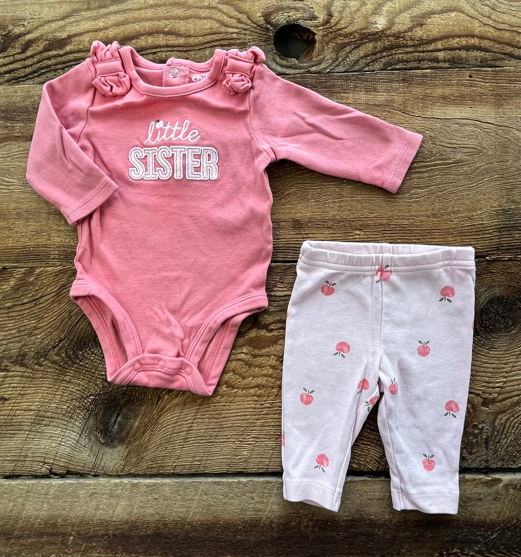 Child of Mine 0-3M Little Sister Outfit