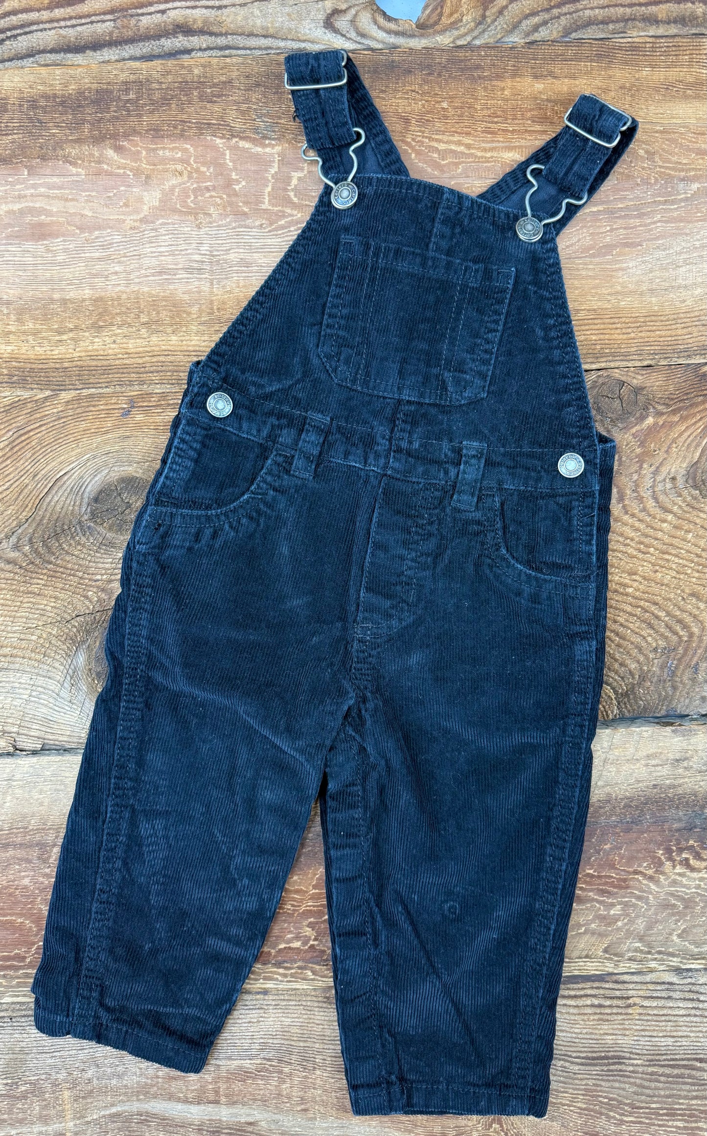 Carter's 12M Ribbed Overalls