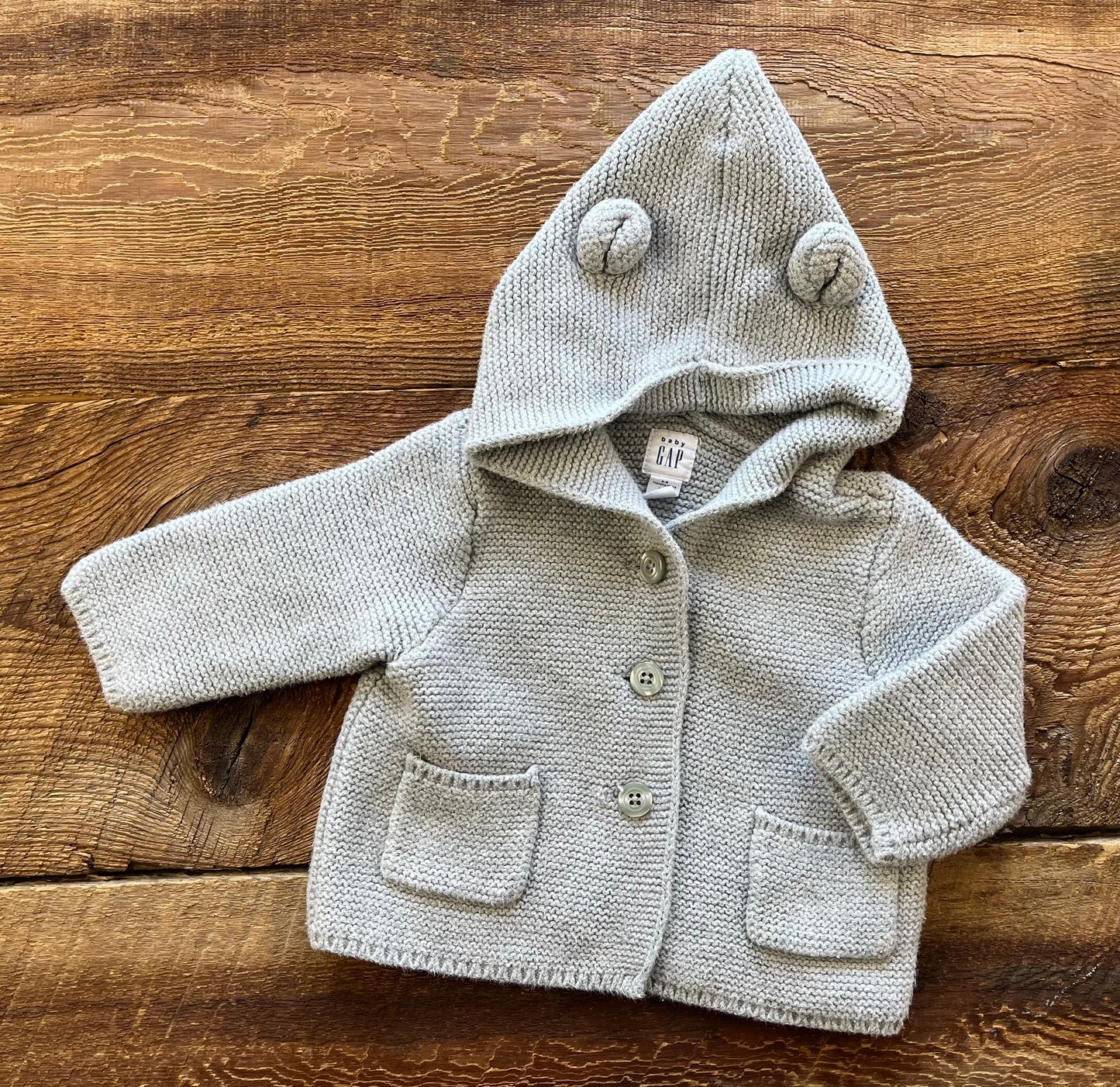 Gap 3-6M Knit Hooded Sweater