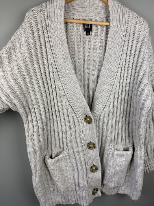Gap Women’s XL Chunky Knit Cardigan Sweater