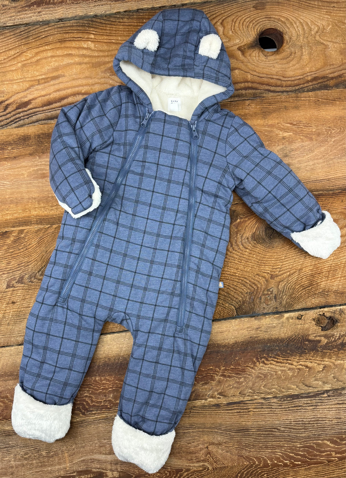 Gap 6-12M Fleece Lined Teddy Suit