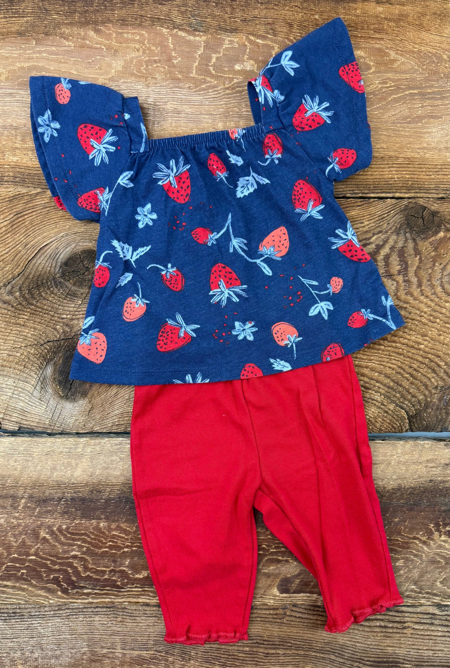 Carter's 0-3M Strawberry Outfit