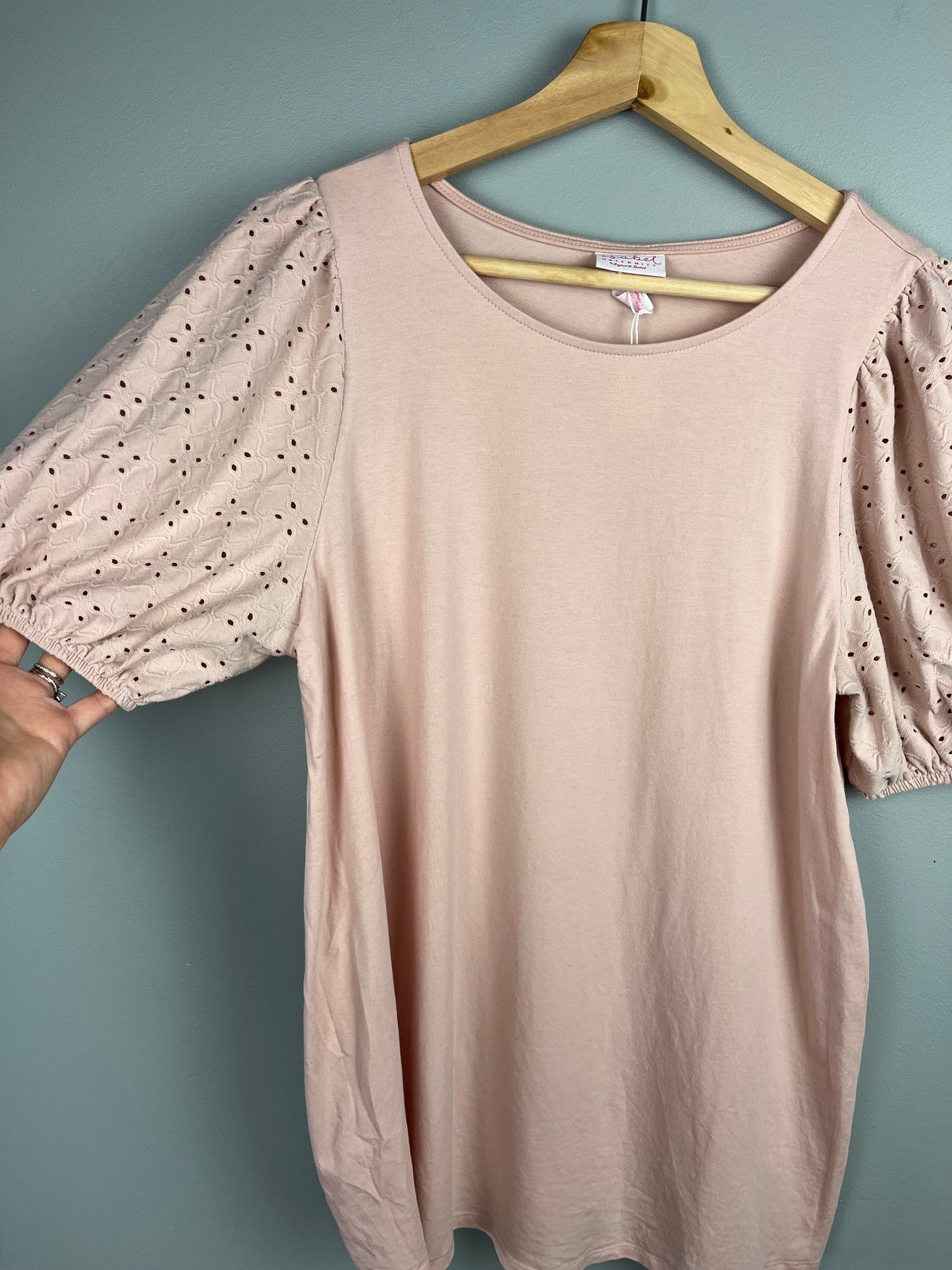 Isabel Maternity Medium Puff Sleeve Tee