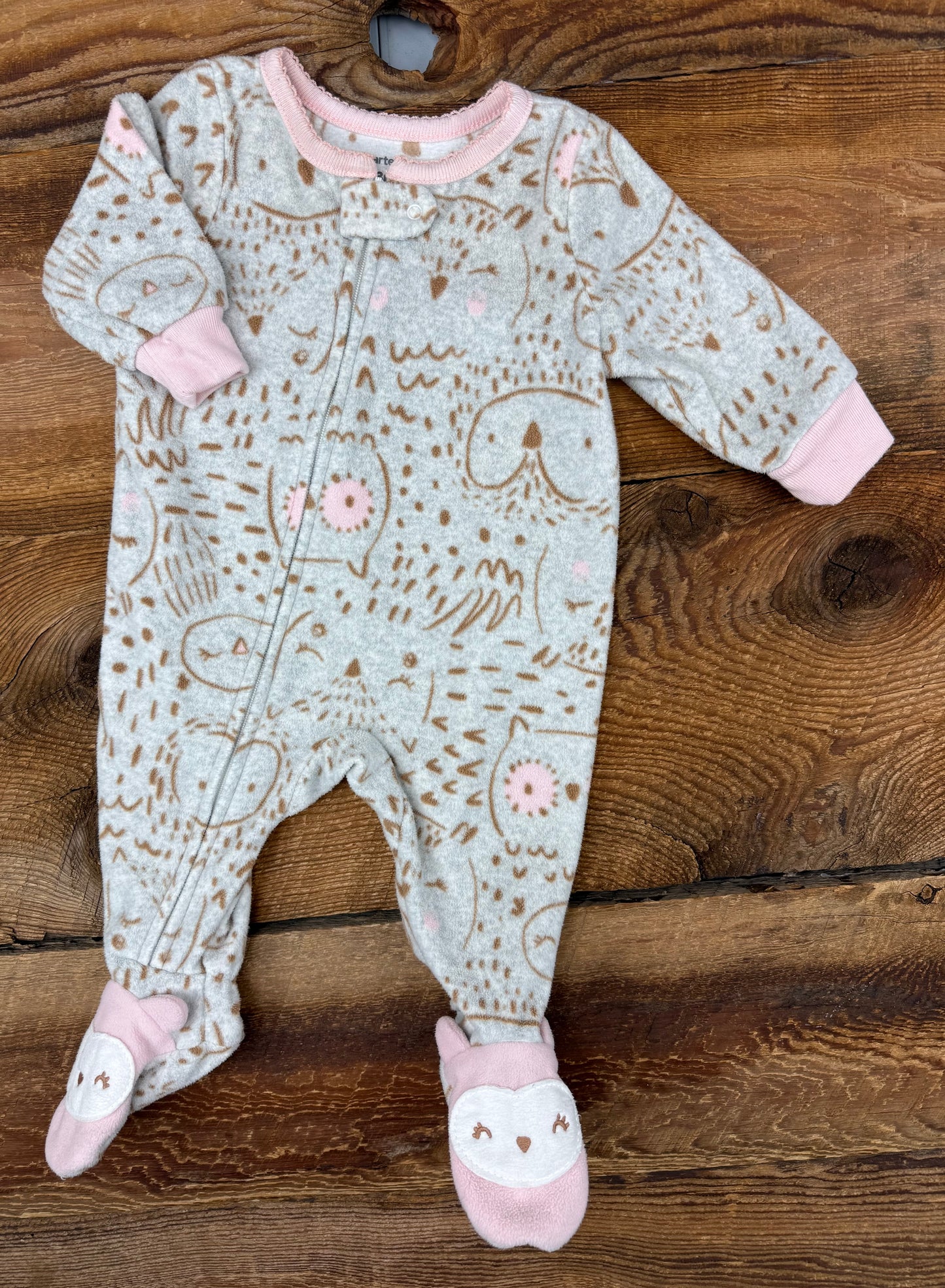 Carter’s 3M Fleece Owl Sleeper