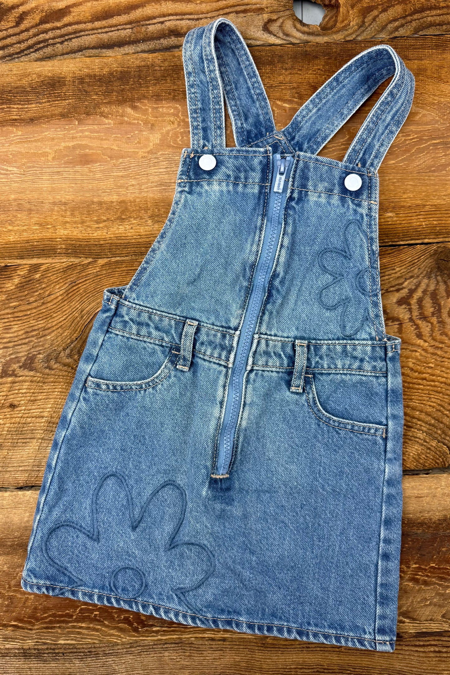 Old Navy 4T Flower Jean Skirtall
