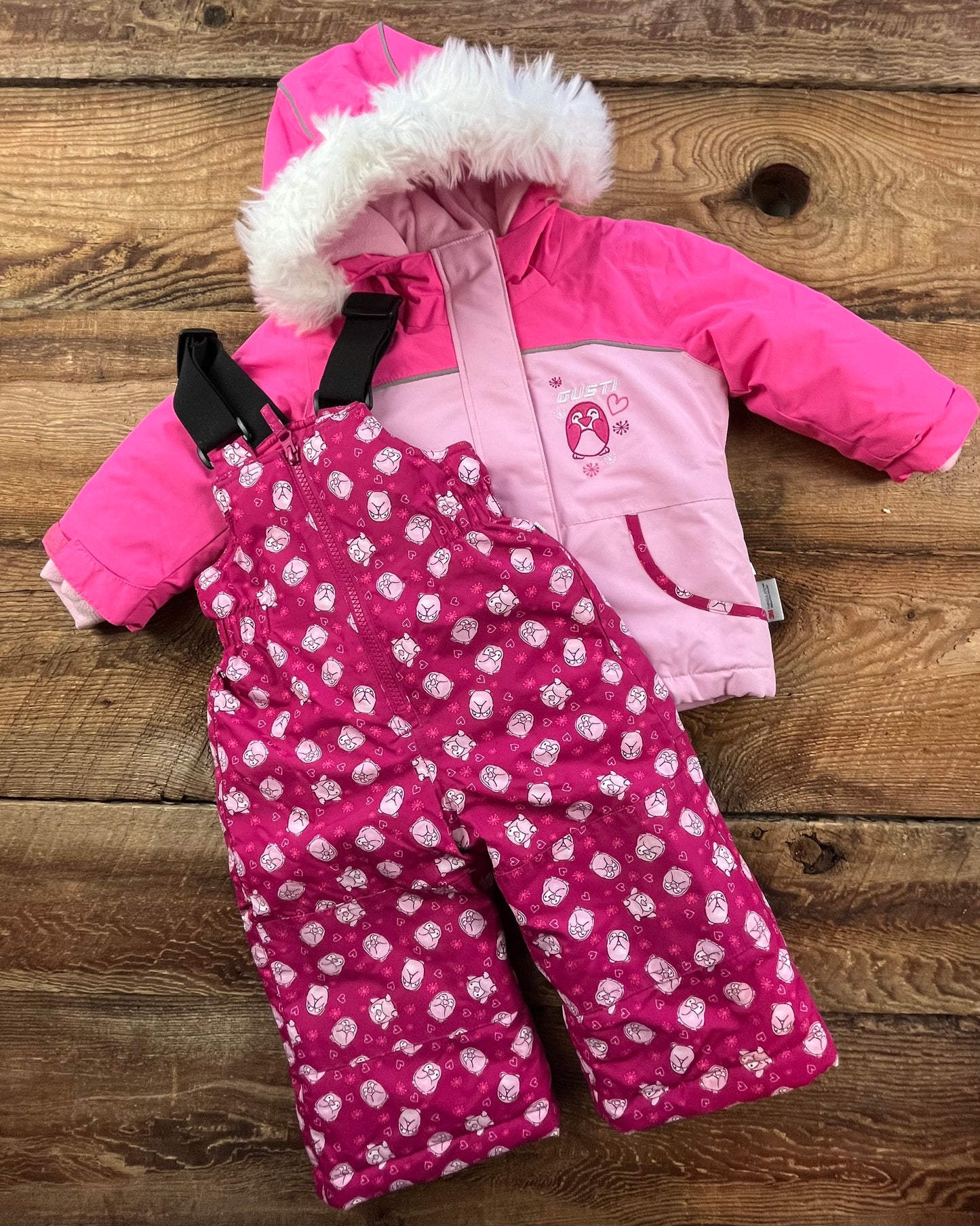 Gusti 18M Penguin Snowsuit