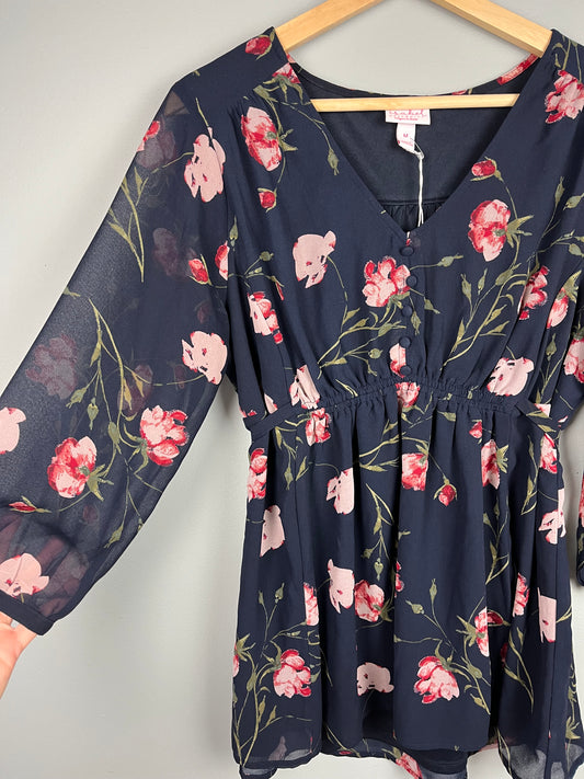 Isabel Maternity Medium Floral Shirt