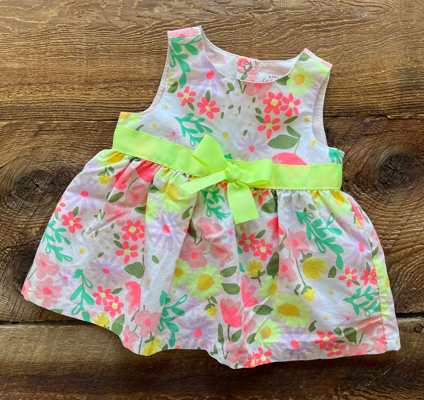 Cat & Jack 3-6M Floral Dress