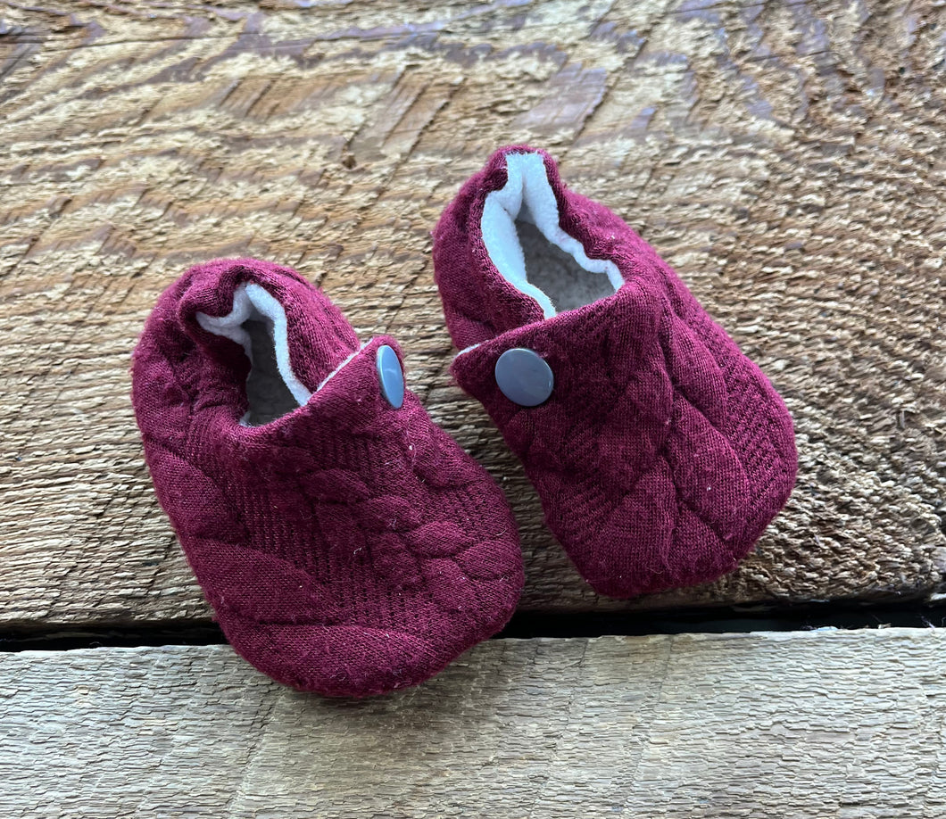 Knit Newborn Slippers