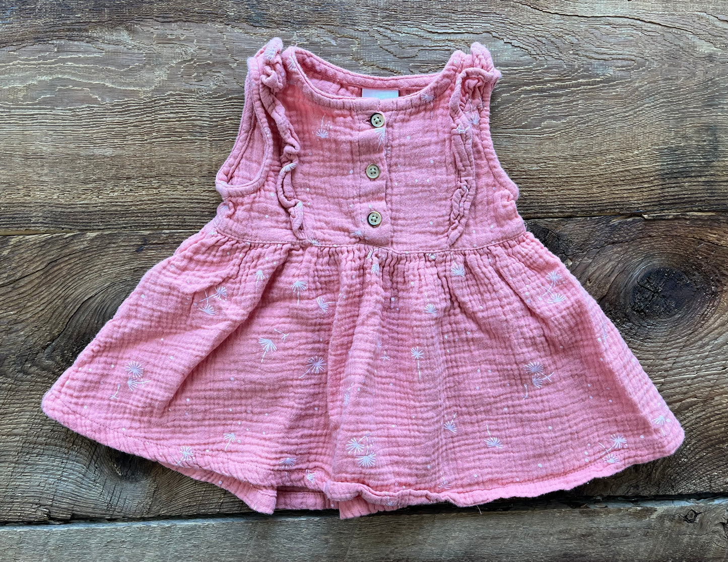 Joe Fresh 3-6M Muslin Palm Dress