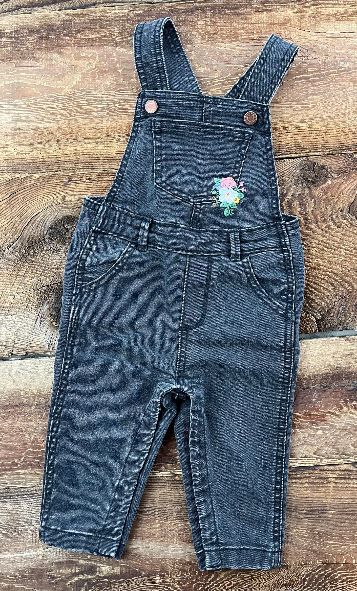 Old Navy 18-24M Floral Overalls