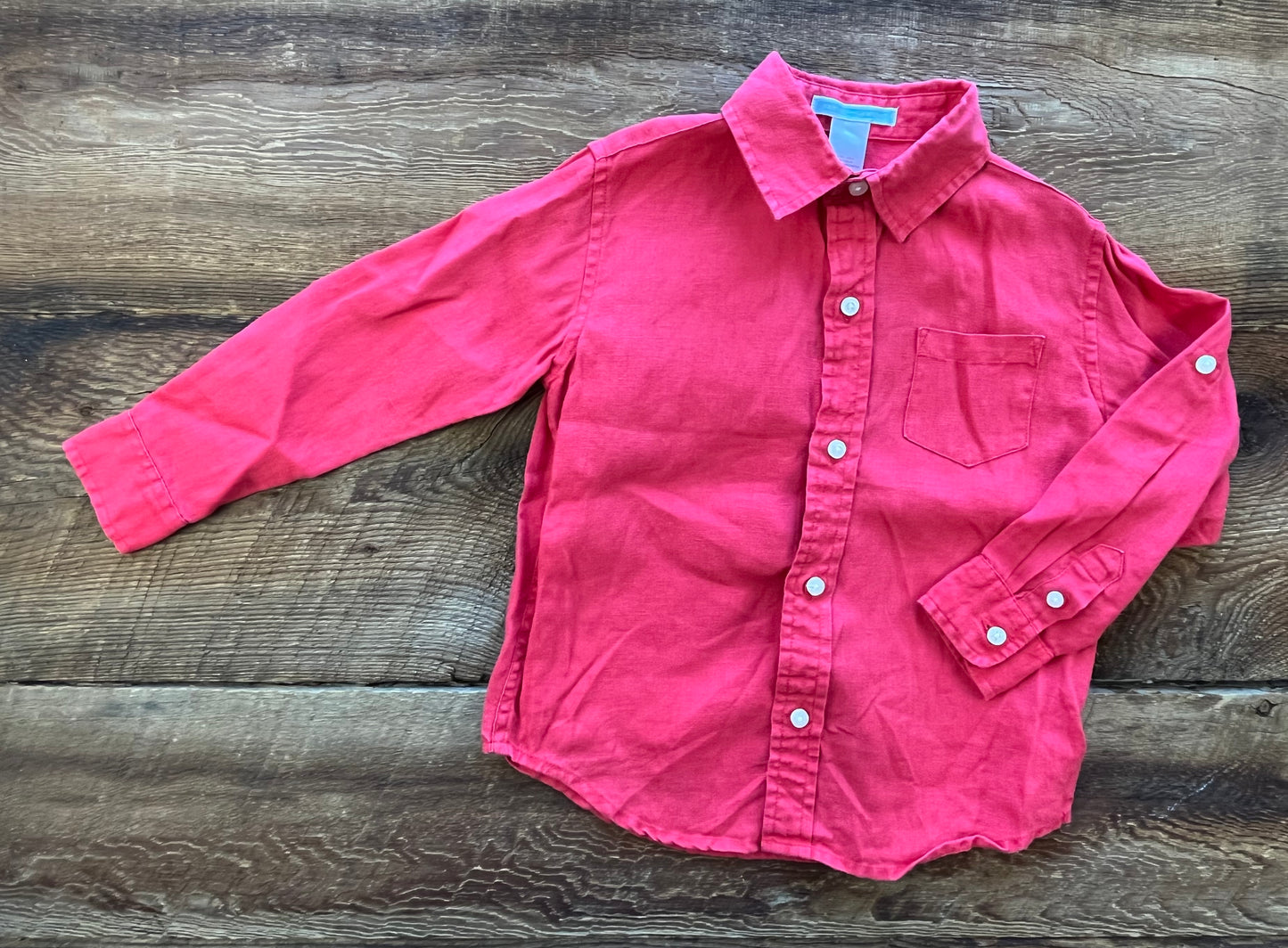 Janie & Jack 3T Linen Shirt