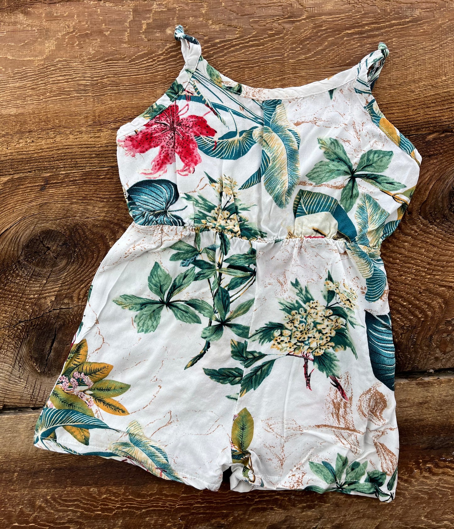 3-6M Palm Romper