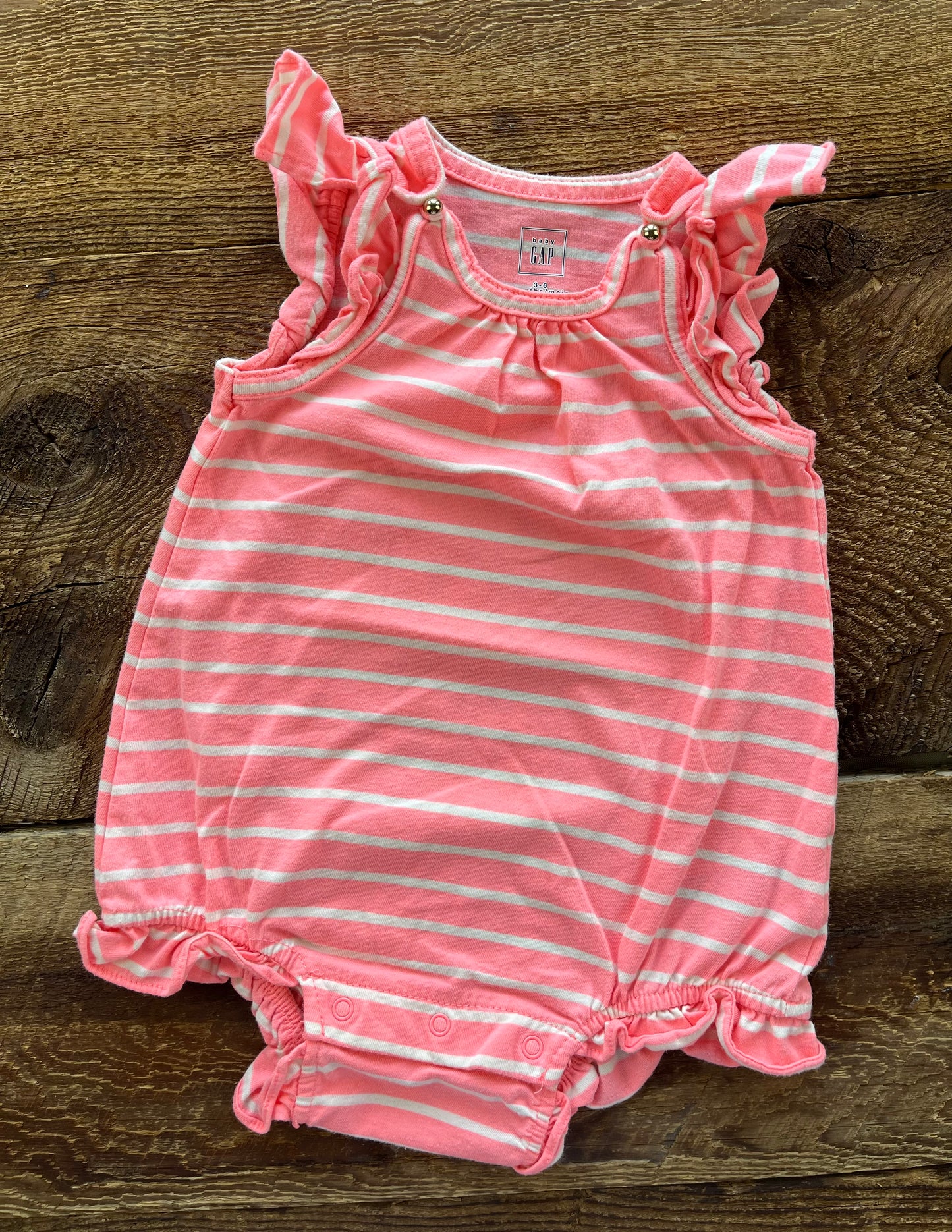 Gap 3-6M Striped Romper