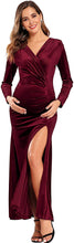 Load image into Gallery viewer, Babalet Large Velvet Maternity Dress
